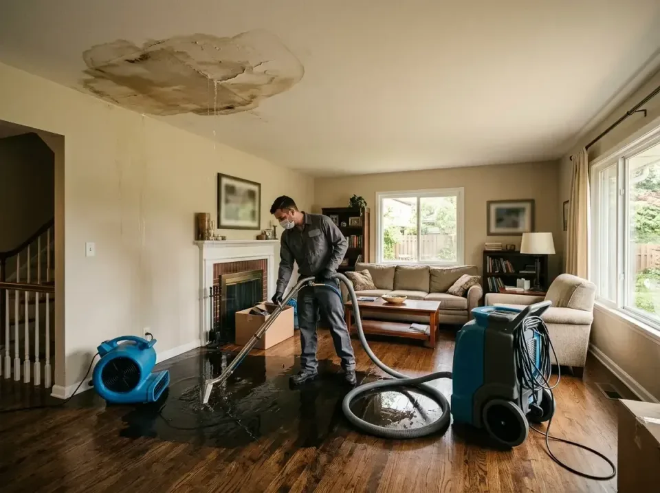 attic-pipe-burst-ceiling-drip-008 — frequently asked questions, Water Damage Restoration & Carpet Care in Annandale, MN